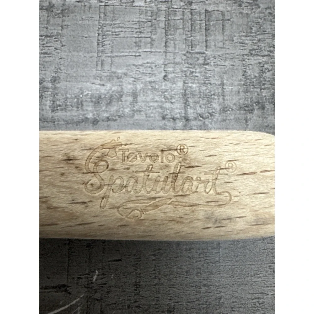 Sur La‎ Table Tovolo Spatulart Easter Bunny Silicone Spatula Wood Handle NWOT